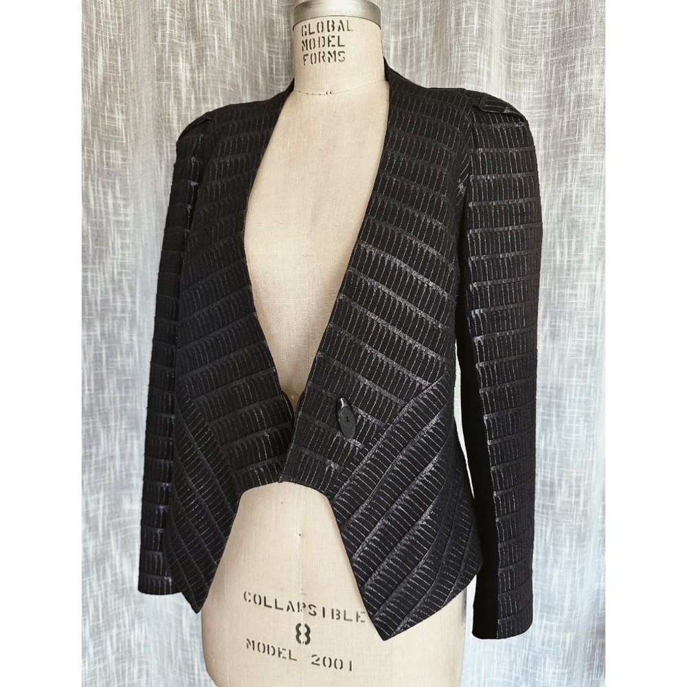 Carla Zampatti Archive Avant Garde Draped Blazer RARE